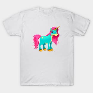 Baby unicorn smiling T-Shirt